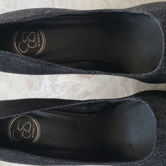Jessica Simpson denim platform heels - Picture 3 of 11